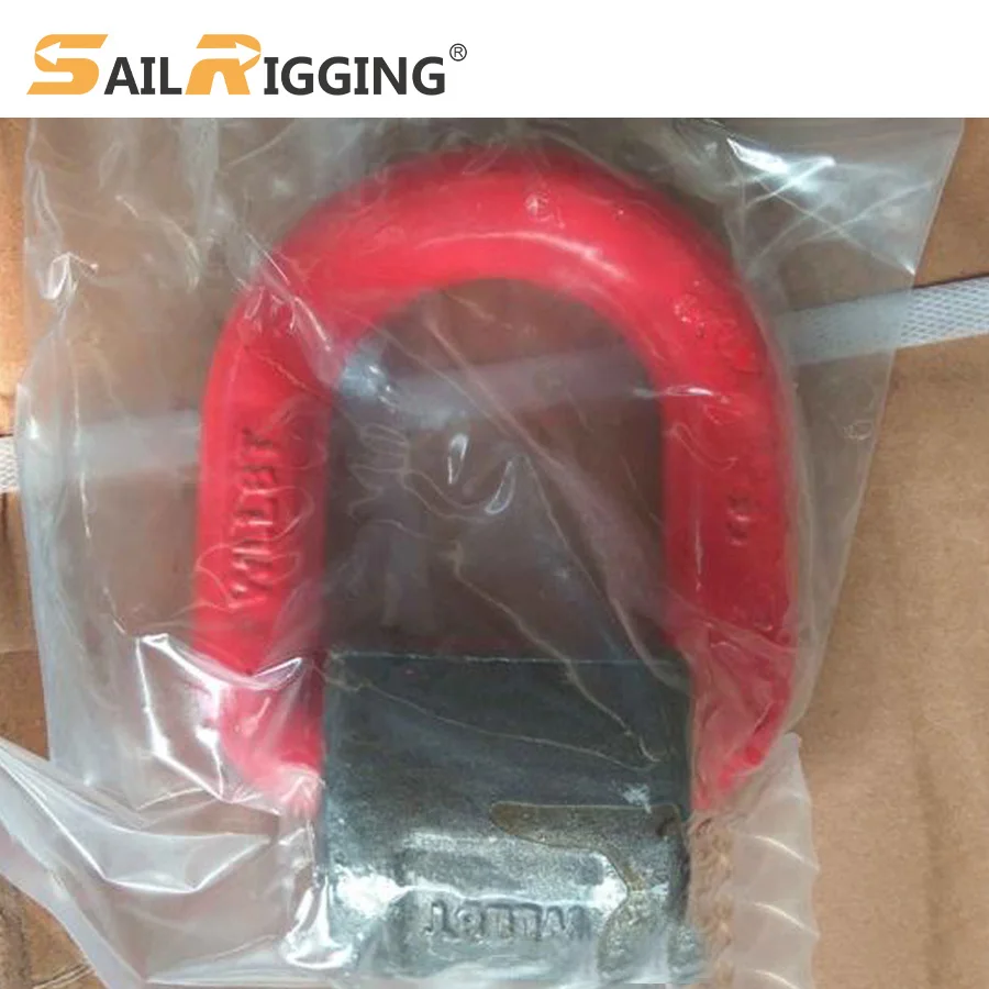 G80 Forged D Rings and Welded D-Rings Weld Forged Alloy Steel Safety D Ring with Wrap