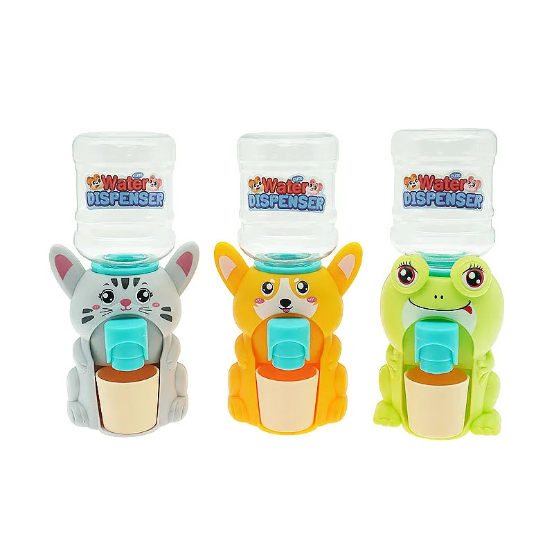 Cartoon Animals Water Dispenser 9 Models Mixed Plastic Drinks Dispenser With Drinking Cup Gift For Kids Candy Toys