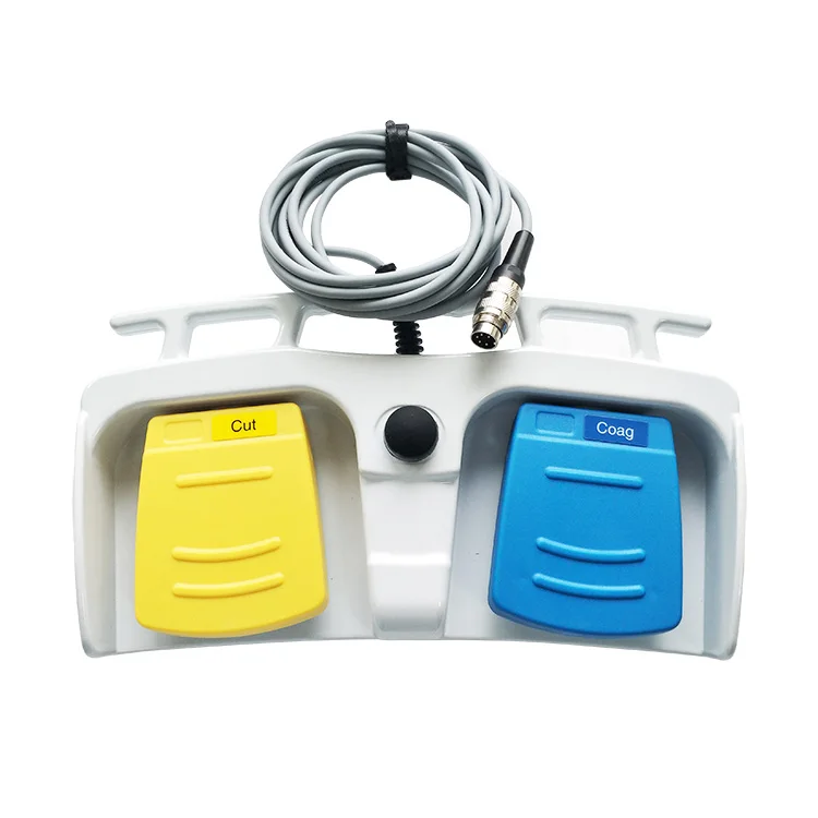 
For ERBE VIO 200D/300S Electrosurgical Unit IP68 Metal Bass Dual Buttons Switches CE Approved Micro Medical foot switch 