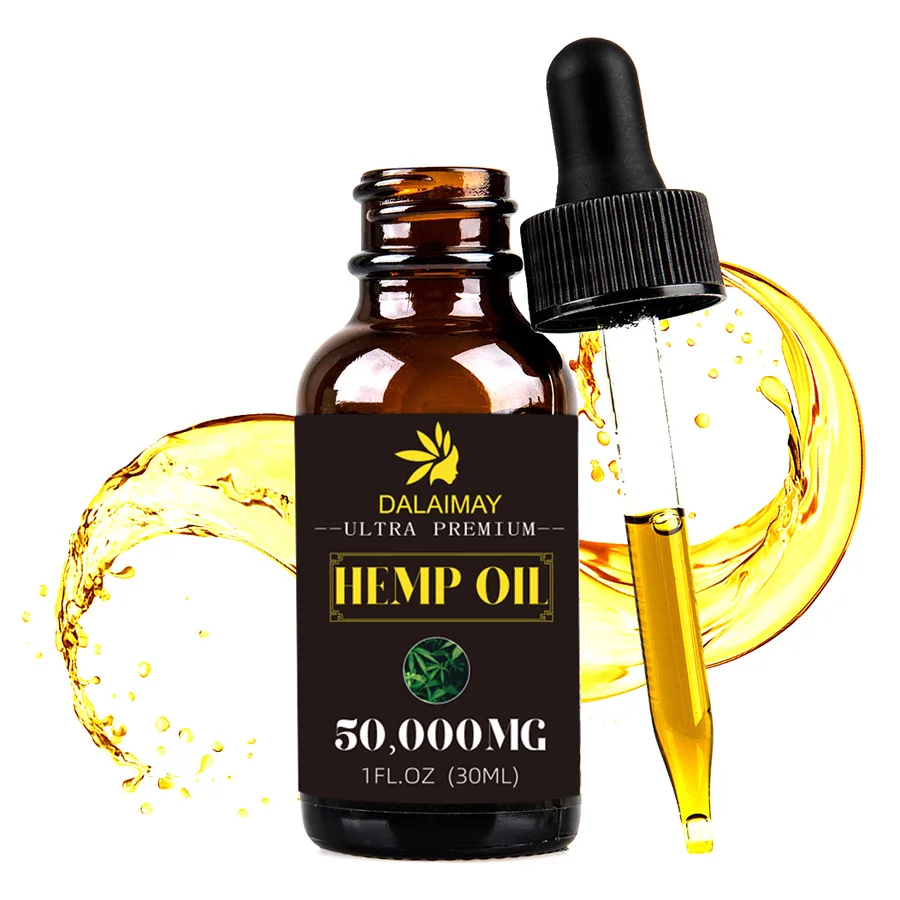 Wholesales Moisturizing Radiance Massage Improve Body Skin Hair Nails Full Spectrum Plant Extracts Pure Organic Hemp Seed Oil