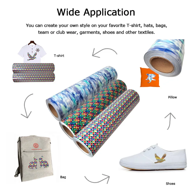 Wholesale PU Pet Metallic Glitter Gold Elastic Flex Foil heat press iron on htv vinyl cutter heat transfer