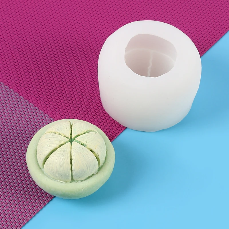Lemon Durian Mangosteen Fruits Silicone Resin Mold Mousse Cake Chocolate Mold DIY Candle Aromatherapy Soap Casting