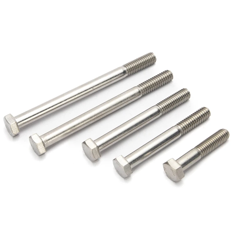 Sales in 2022. China Wholesales Galvanised Hex Head Stainless Steel 304 Screw Bolt with Full Thread