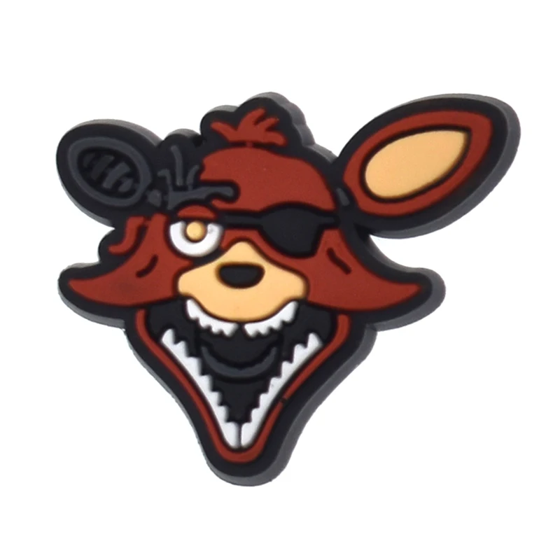 Popular Kids Cute Cartoon Charm Shoe Decoration Accessories Buckle Soft PVC Clog Charms Midnight Bears Shoe Charms for Wholesale