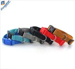 Cheap Price Eco-Friendly Soft Polyester Personalized Custom Embroidered Dog Collar Wholesale Cool Dog Collar
