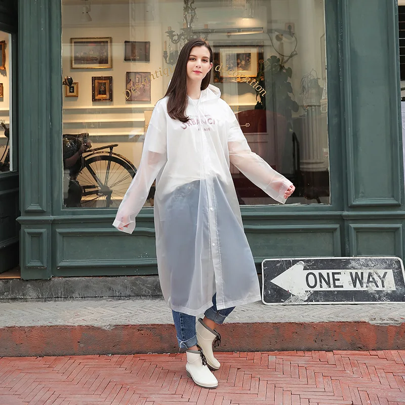 Hipster poncho travel EVA eco-linked outdoor adult raincoat