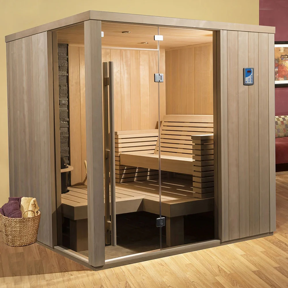 2022 Best Price Traditional Sauna 2 People Indoor Mini Infrared Sauna Room