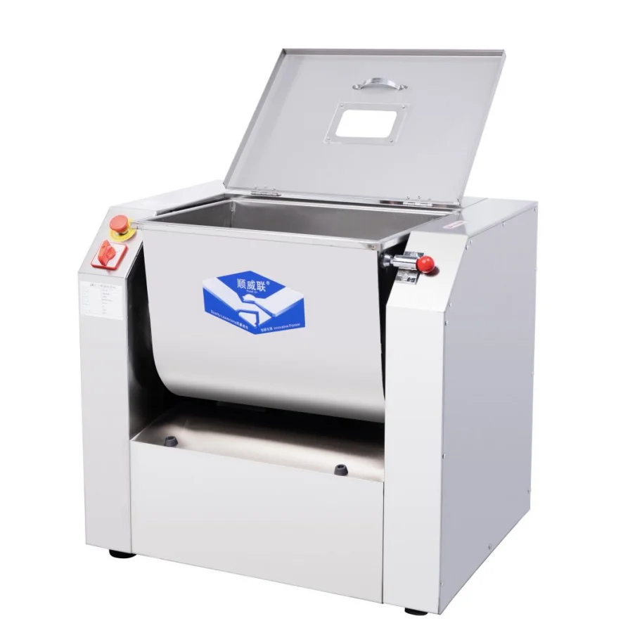 15KG 25KG 50KG 100KG Modern design lowest price pizza dough mixer spiral mixer  horizontal dough mixer