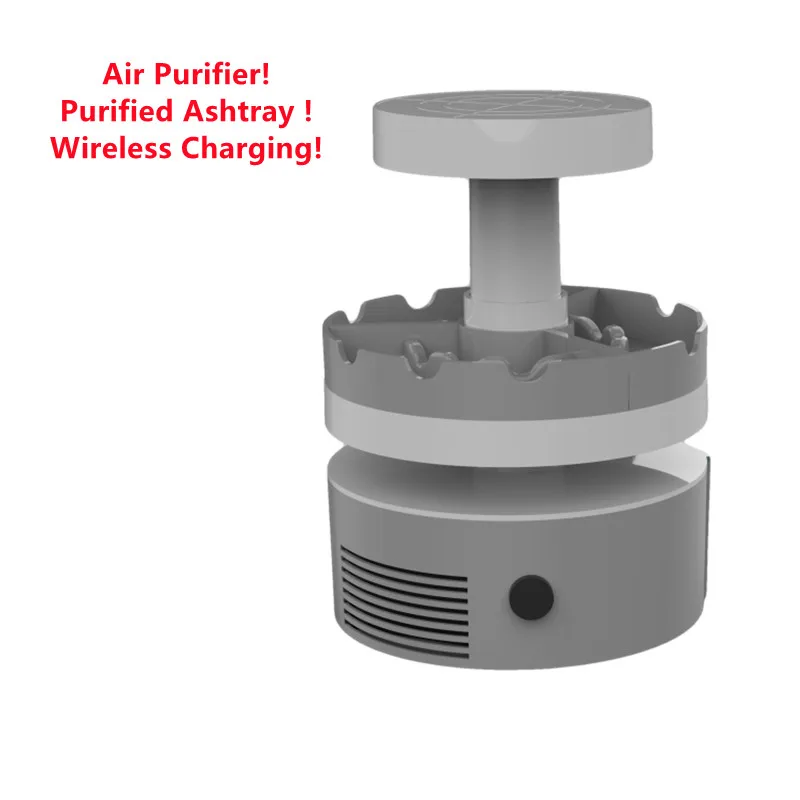 Кукла дисплей Снятие напряжения беспроводной супер зарядка Бездымная Прямая поставка магнитный левитационный очиститель воздуха индивидуальная пепельница для сигар