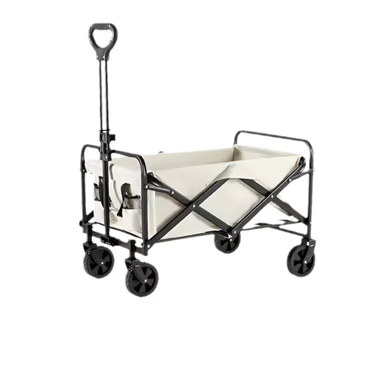 Folding Trolley Beach Garden Outdoor Park Utility Wagon Picnic Camping Cart