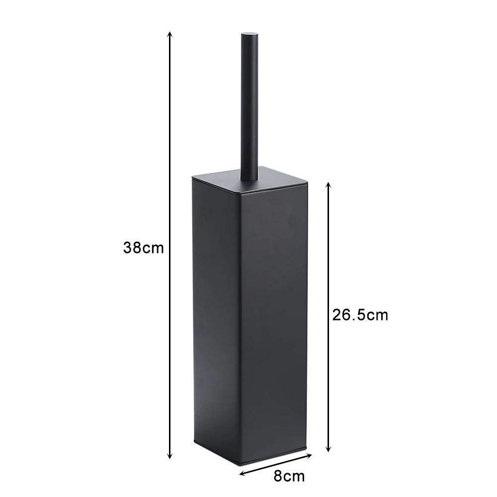 Factory Hot Sale Free Standing Tpr Head Toilet Brush Holder Bathroom Toilet Brush Set