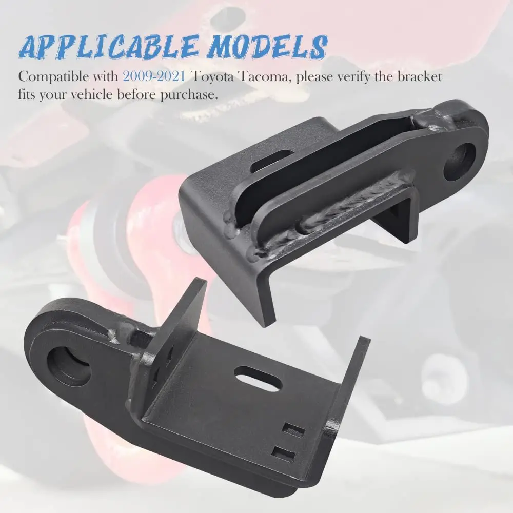 Fit Tacoma Front Demon Tow Hook Mounting Bracket Compatible with Toyota Tacoma 2009-2021