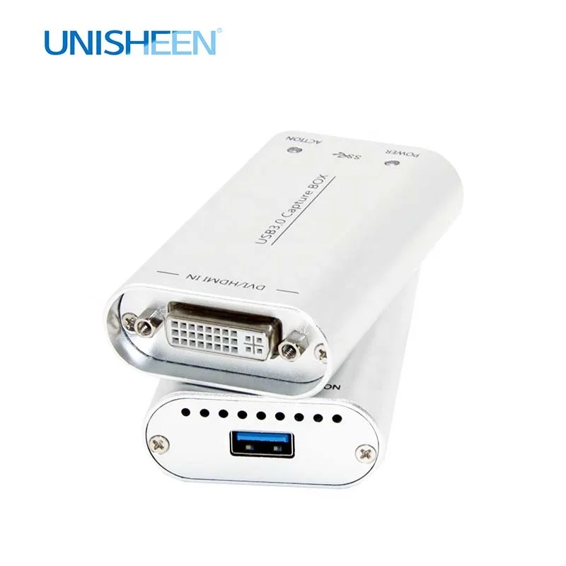 USB3.0 DVI HDMI видео Захват карты коробка граббер ключ игра потоковая прямая трансляция 1080P OBS vMix Wirecast Xsplit