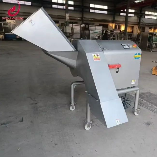 Frozen Meat cutter machinery automatic Industrial high quality Chicken Goat Meat Cutting meat cut cube machine for sale
