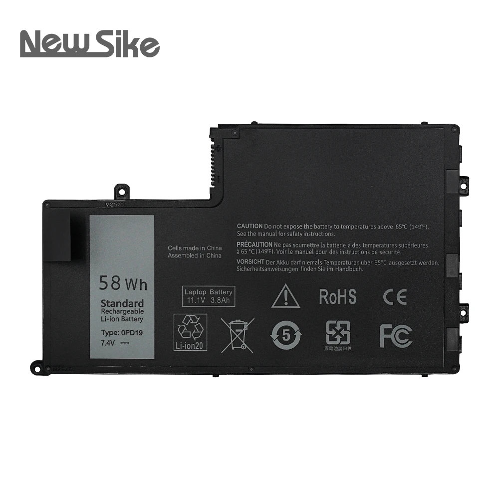 100% абсолютно новый Аккумулятор для ноутбука Dell 0PD19 Inspiron 5445 5447 5448 5545 5547 P39F 7,4 V 58WH
