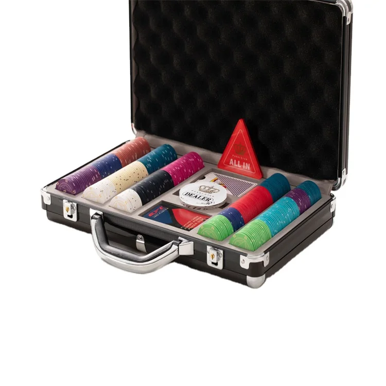 Wholesale High Quality Professional Luxury Unique European Casino ceramic chips set