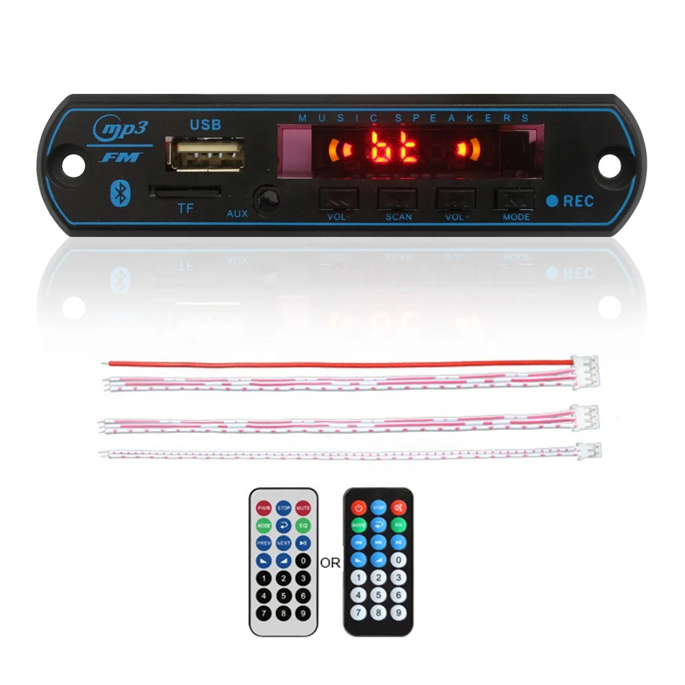 2022  NEW 5V/12v FM Radio MP3 Player Board ,bt mp3 kit,audio decoder module board