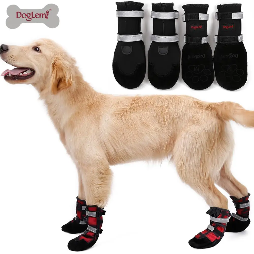 Собака зимние сапоги Pet мягкая теплая
