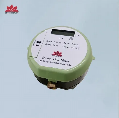Smart LPG gas meter Vertical LPG meter Remote on-off valve gas meter with GPRS /NB-IoT/GPRS communication