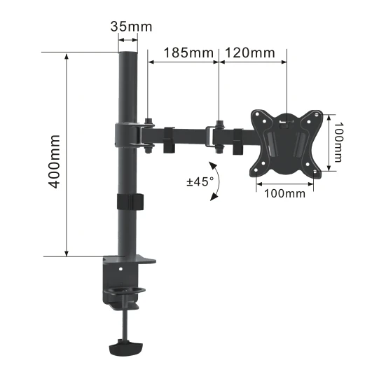High Quality Most Popular Counterbalance Rotating Lcd Monitor Stand Desk  Arm Mount