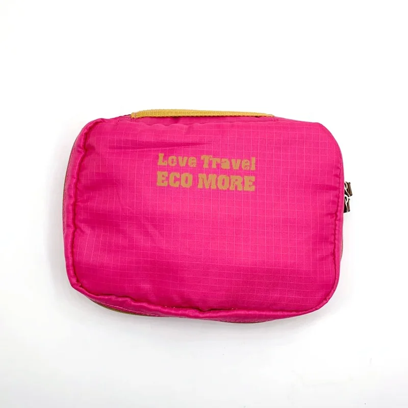 Eco Friendly Material Recycled PET Rpet Travel Toiletry Bag Sustainable RPET Fabric Mens Wash Bag