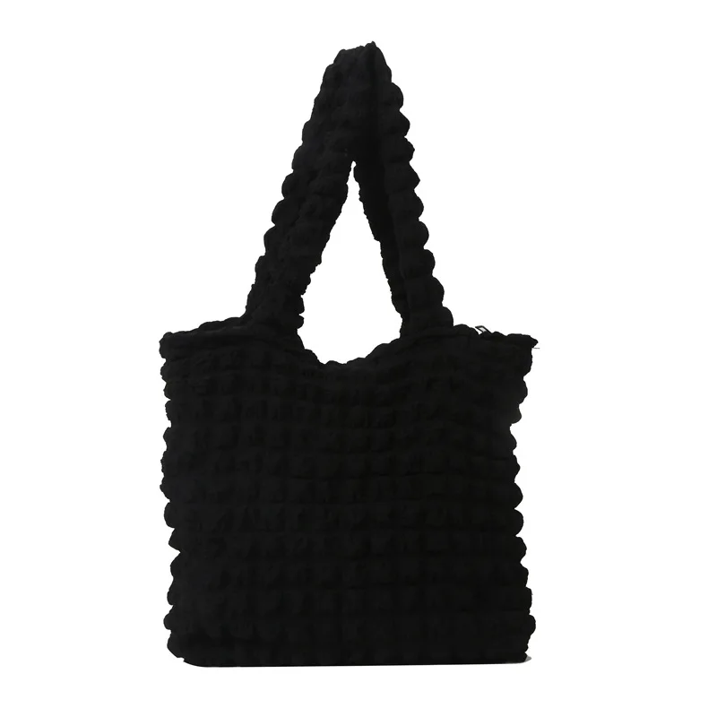 New Arrival Wrinkle Cloud Bags Women Handbags Ladies Wholesale Personality Bubble Flower Quilted Underarm Tote Shopping Bag