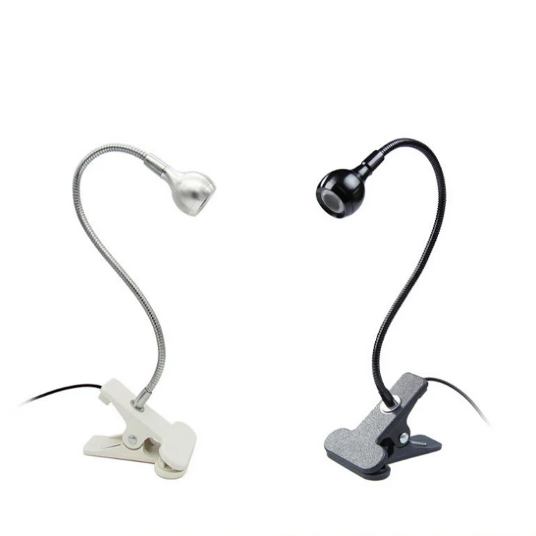 1 Вт Гибкая светодиодная лампа для чтения с переключателем вкл/выкл, настольная лампа для спальни, гостиной