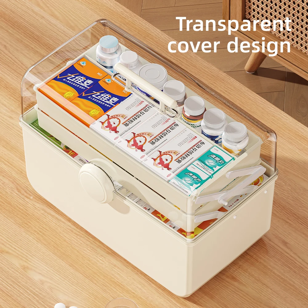 CHENGYAN Custom 180 Rotational Medication Storage Organizer Medicine Storage Containers Box Plastic Storage Boxes & Bins