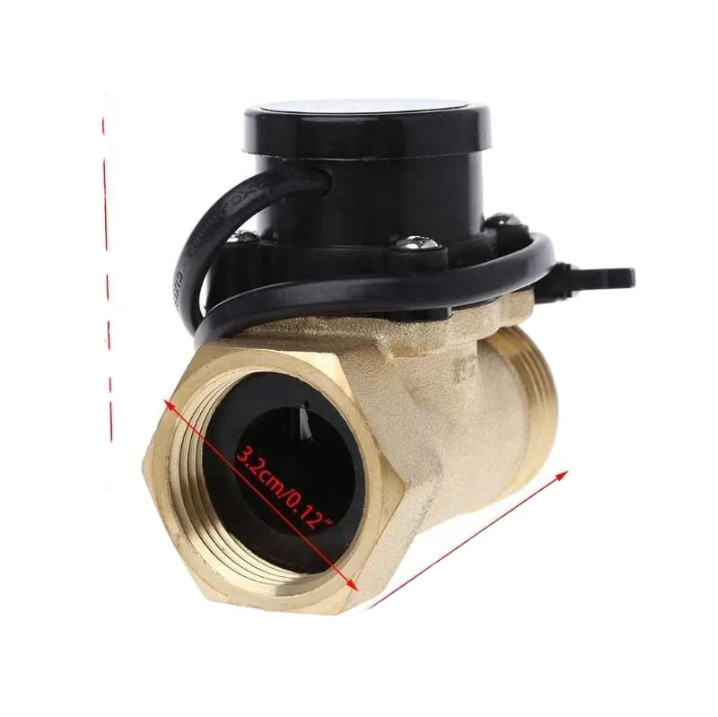 Switch Electronic Components 1 Inch Flow Sensor Water Pump Flow Switch Easy To Connect Flow