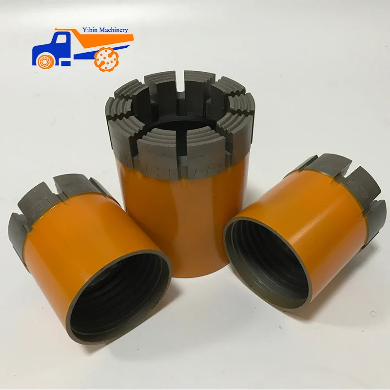 PQ Diamond Core Drill Bit Geological Exploration Coring Tungsten Carbide Material Used Coal Mining Ore Well Drilling 1 Year diamond core drill bit
