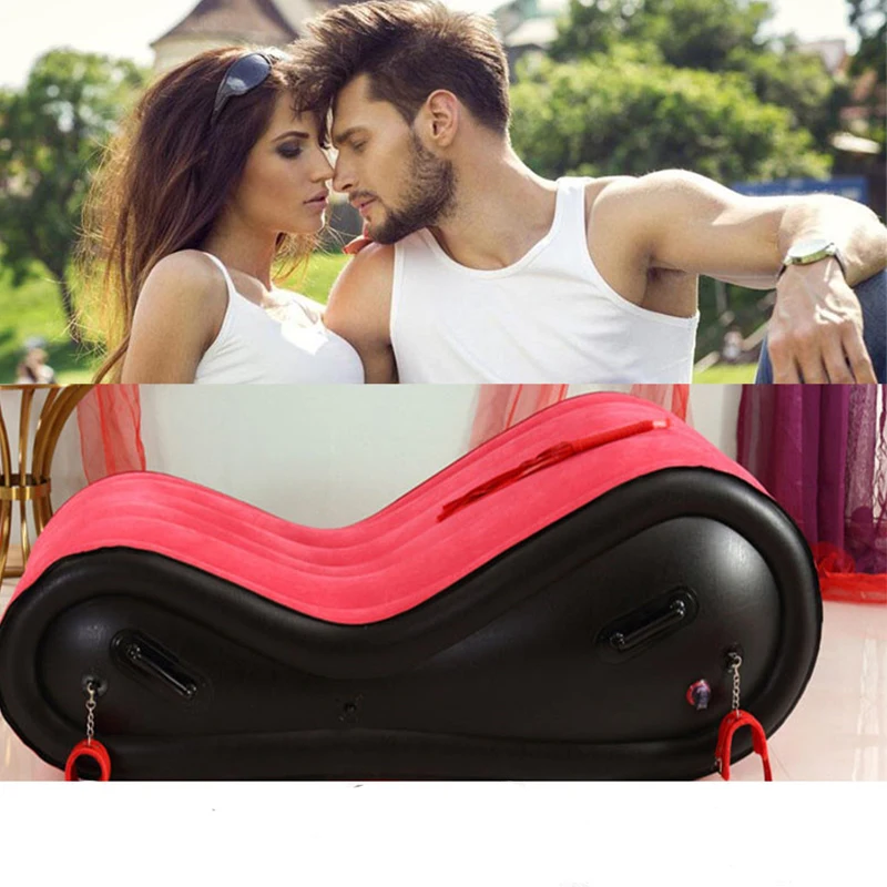For Living Room Sofa Bed Pvc Furniture Air Cushion Bdsm y Chair For Couples Chaise Lounge Red Inflatable Large Sofas