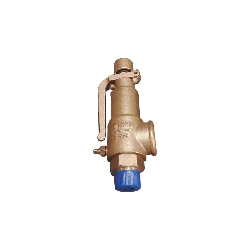 Hot selling A28W brass adjustable pressure relief valve spring micro-lift safety valve  threaded brass safety valve