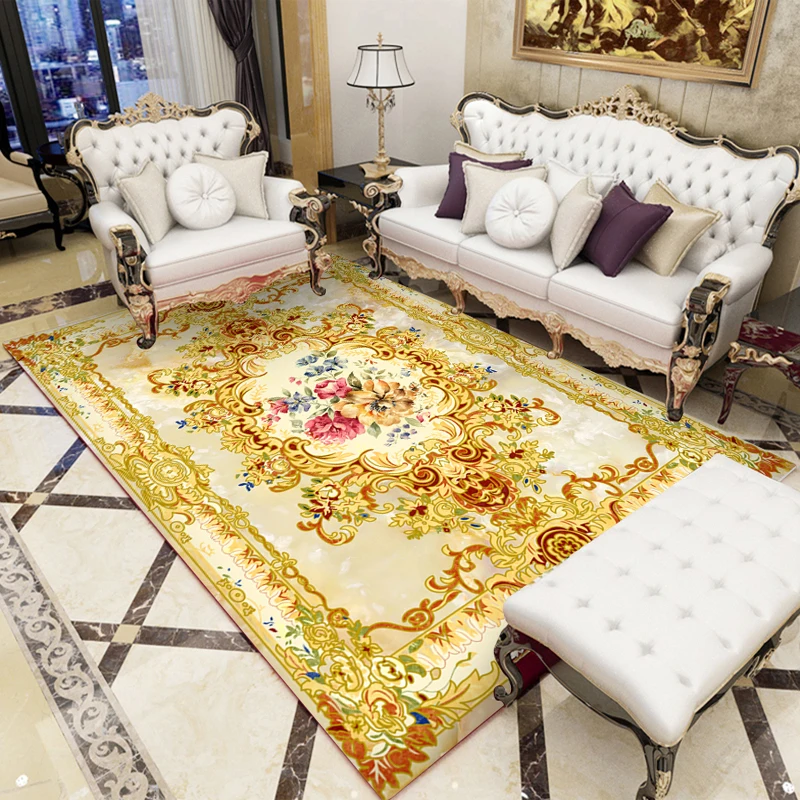 80*120 Traditional Area Rugs 3D Classic Livingroom Carpet
