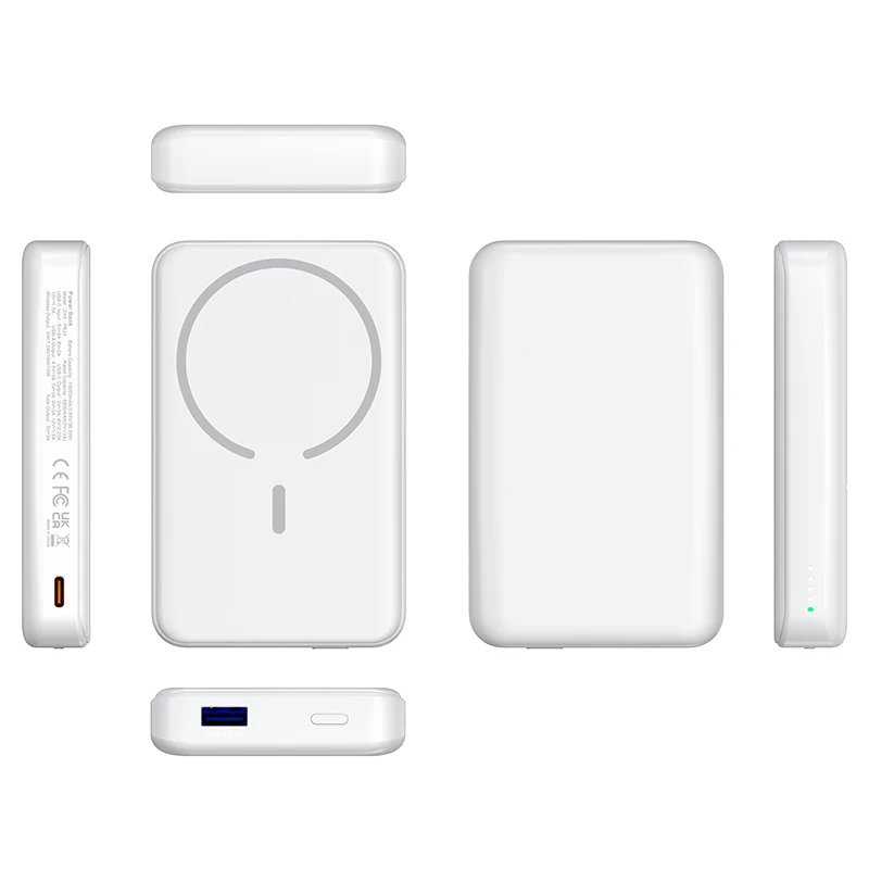 2024 New Product 3 IN 1 Charging 10000mah Magnetic Power Bank Portable Battery Pack