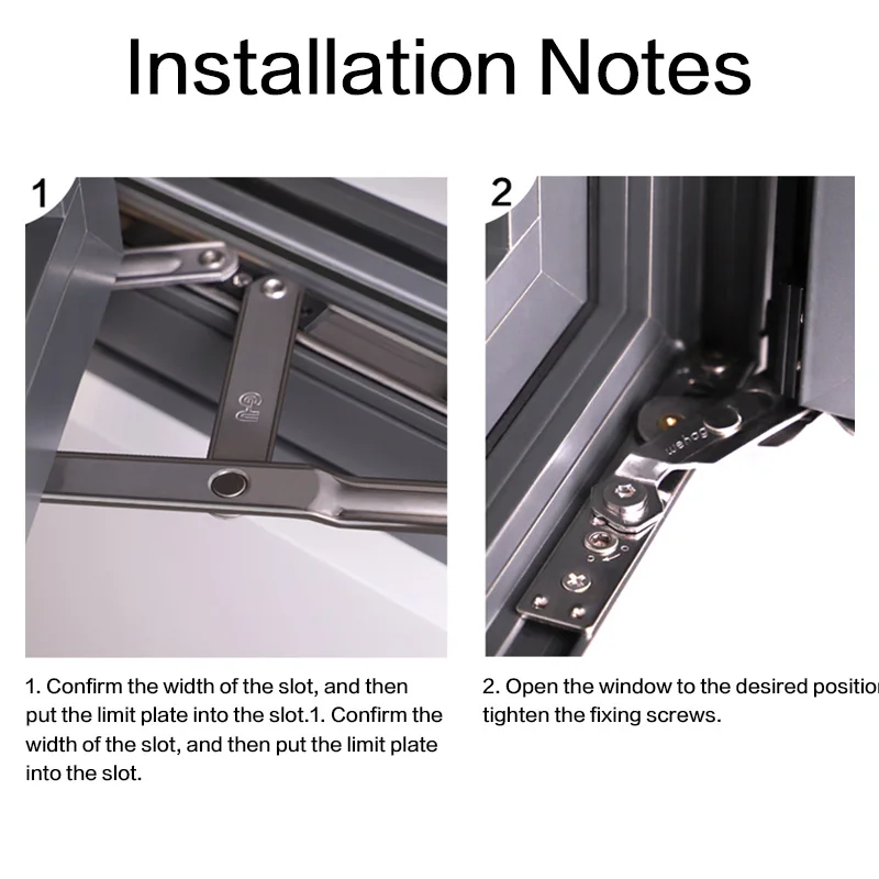 ULW stainless steel window spacers casement hinge spacers for limiting windows opening angle door window Accessories