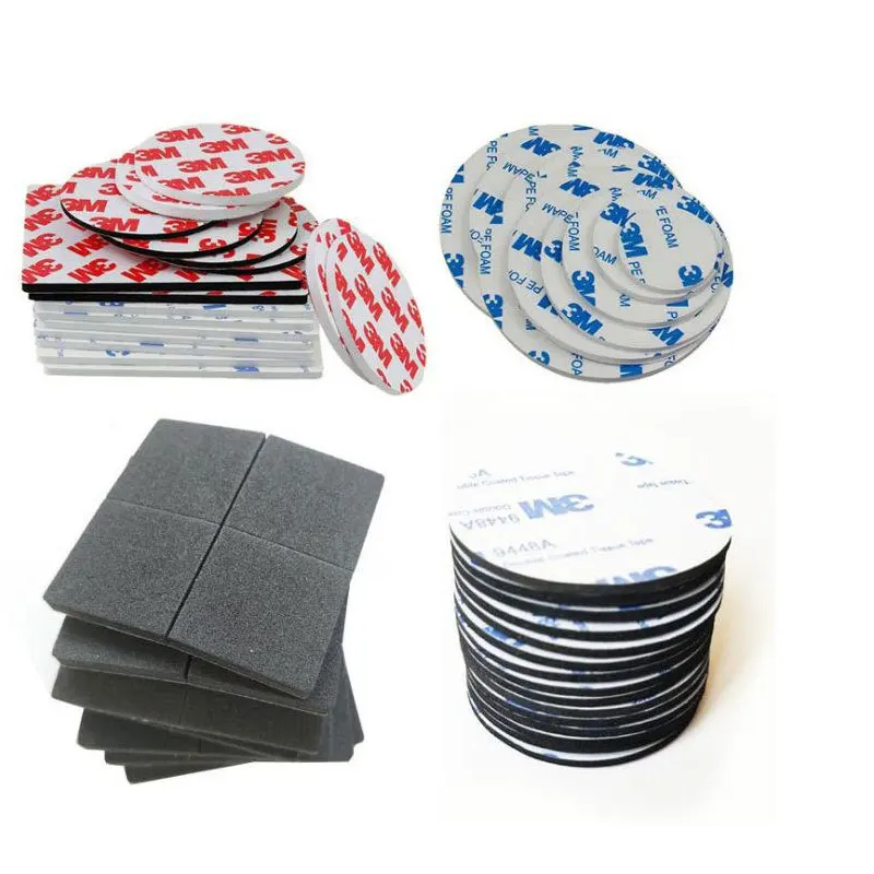 The Die Cut 3 mm Thickness Custom Clear Acrylic Foam Double Sided Adhesive Tape Circles For Strong Stick