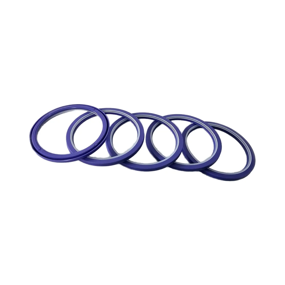 BKS Brand BHY HBY Piston Rod 55*70.5*6 oil seals sizes Excavator Buffer Seals PU + PA