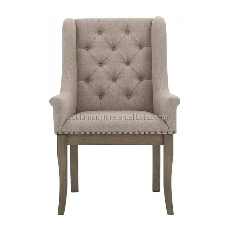 European Style Wood Blue Velvet 6 Pieces Formal Modern Chair Dining Room