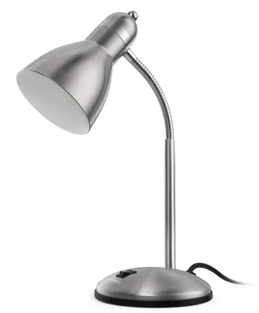 Hot Sale Eyes-Caring  Black Metal Table Lamp With Adjustable Goose Neck For Living room/Bedroom /Reading Room/College Dorm