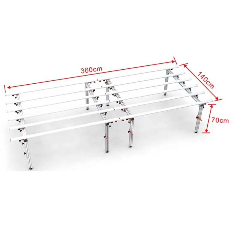 Raizi 1800mm 3600mm Aluminium Workbench Cutting Table For Large Format Tiles