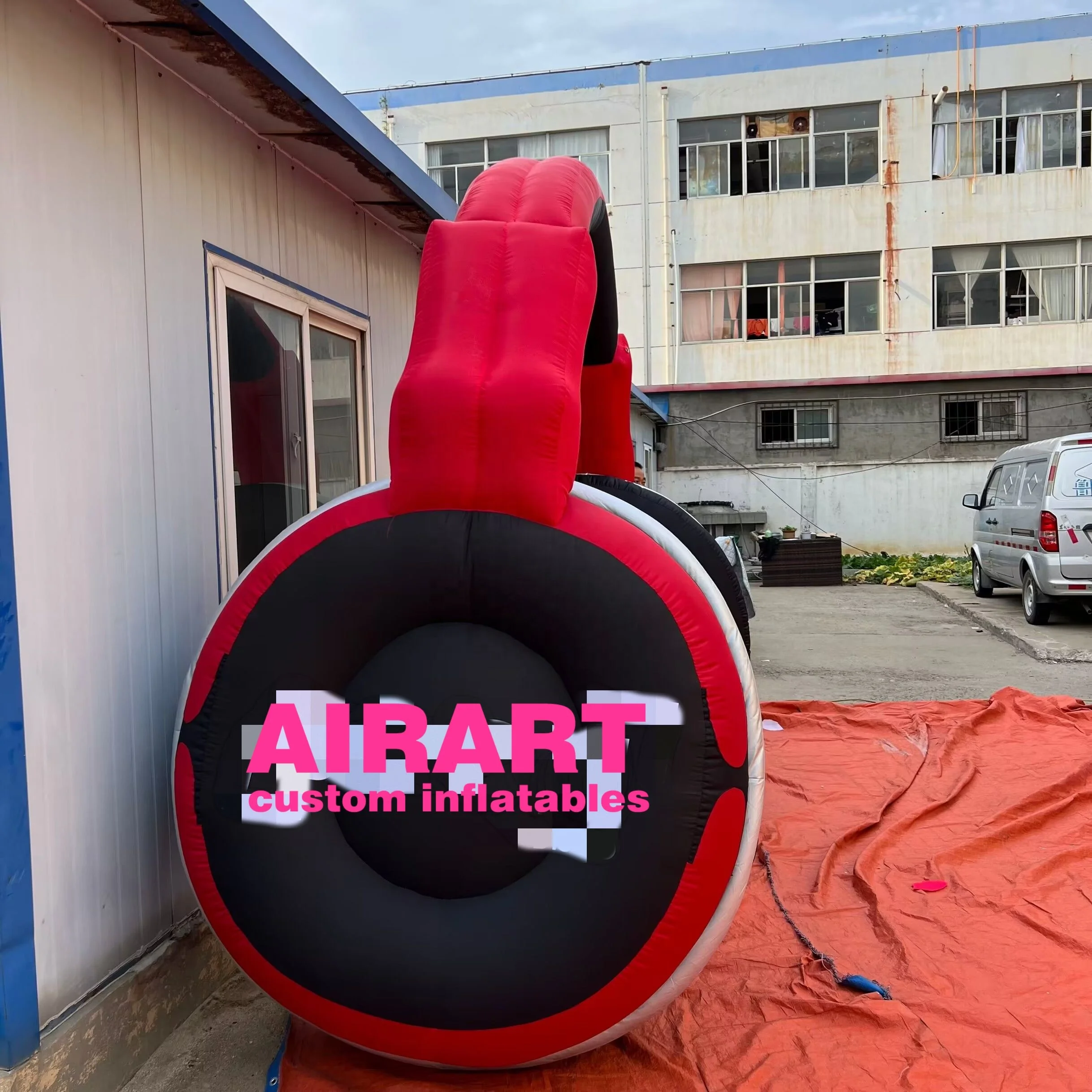 Best Selling Giant Earphone Music Event Use Inflatable Headphone Decoration
