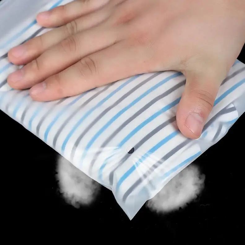 Wholesale Custom Frosted Zipper Zip lock Plastic Bags For Clothes Packaging With Your Logo