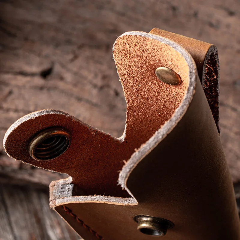 Чехол для ножа из натуральной кожи на заказ, профессиональный уличный Ретро Чехол для кемпинга