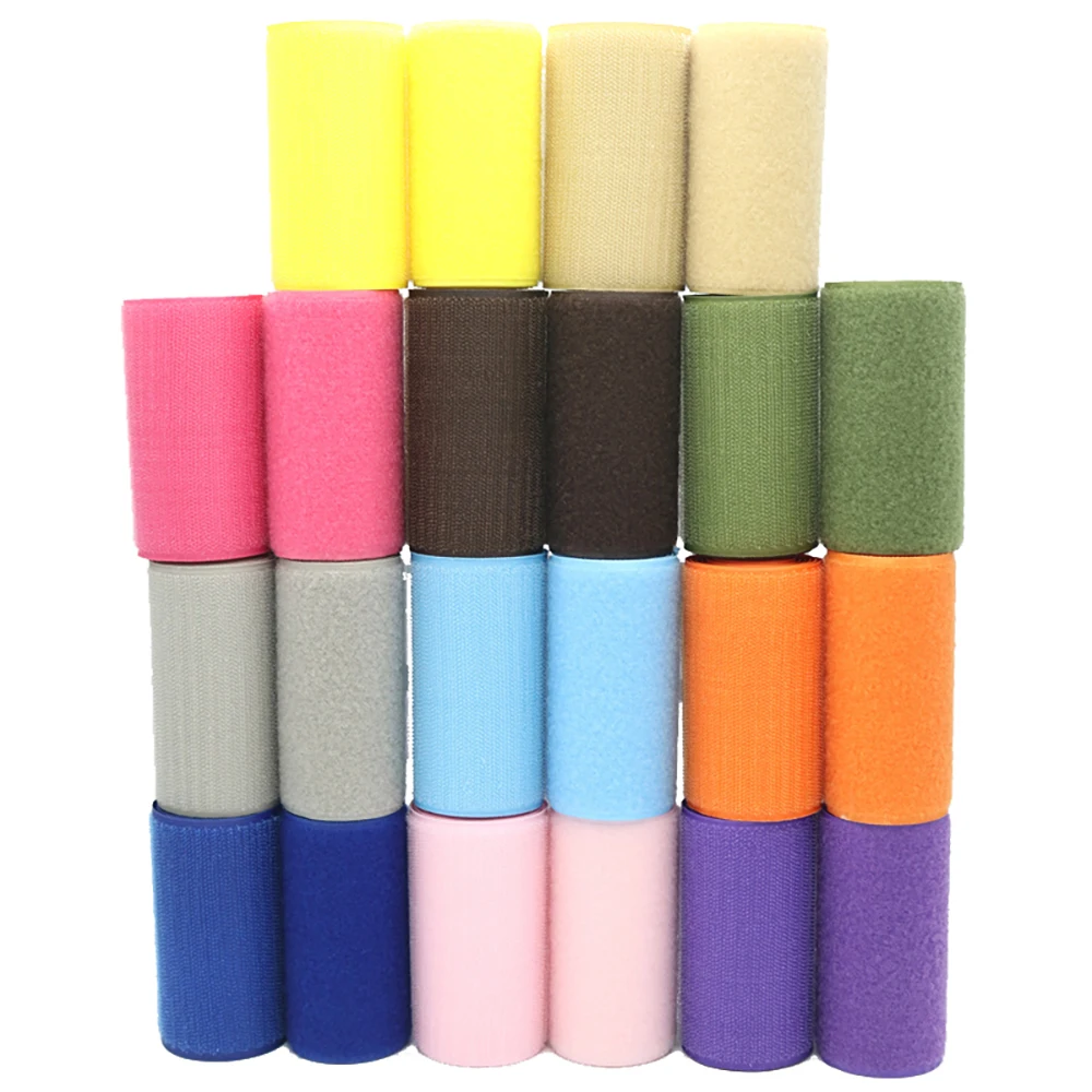 Camouflage Webbing Sew on Hook and Loop Tape Non-Adhesive Multicam Beige/Gray/Olive Drab Outdoor Clothes Backpack DIY