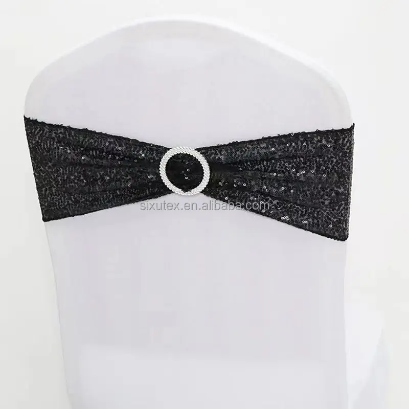 Stretch+Sequin+Chair+Sashes+Chair+Bands+for+Hotel+Wedding+Reception+Party+Event+Chair+Cover+Decoration