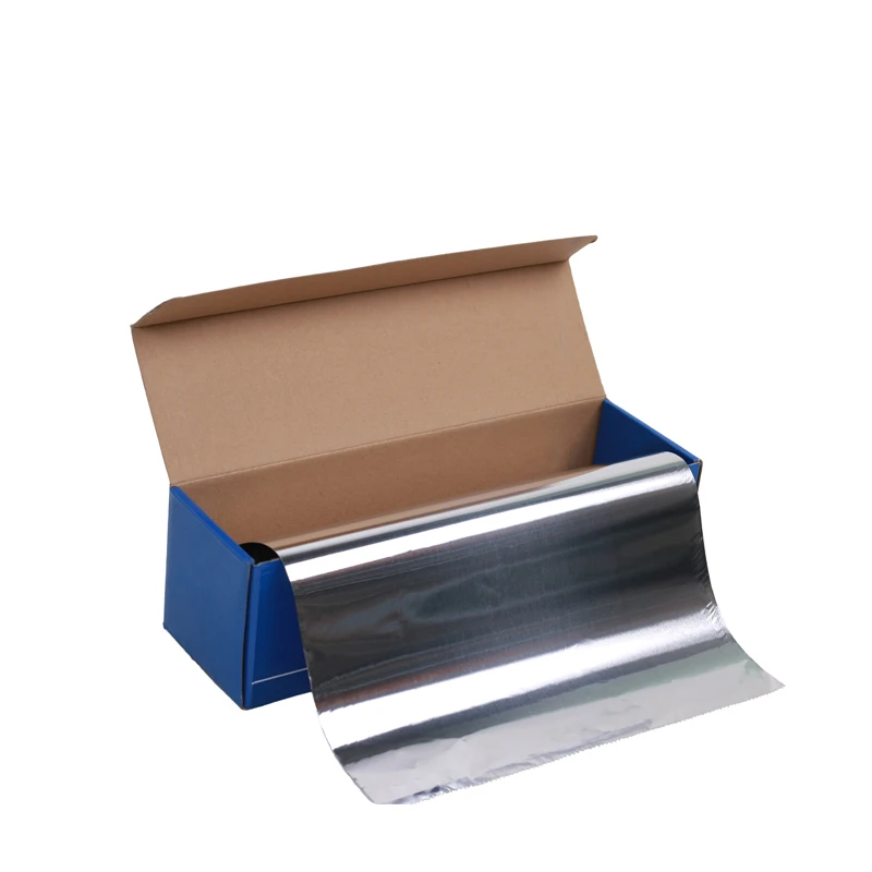 25 Microns Thick Heavy Duty Aluminum Foil 12 Inches by 500 Foot Long Roll for Food Service Industry