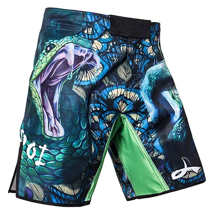 
Low MOQ Custom pattern logo lumpinee muay thai pants mma short man kickboxing shorts 