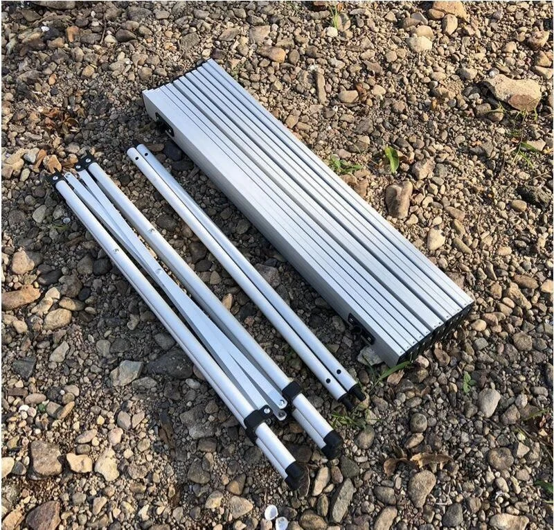 Outdoor portable folding camping table aluminum ultralight folding table