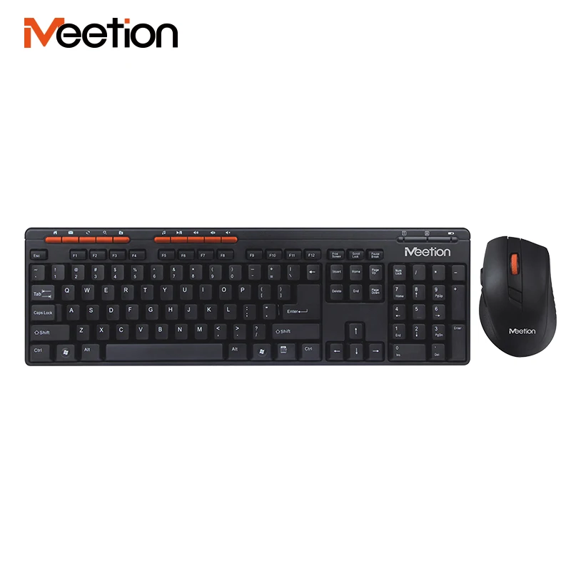 MT-4100 Standard Cheap Wireless Keyboard and Mouse Combo for Desktop Laptop