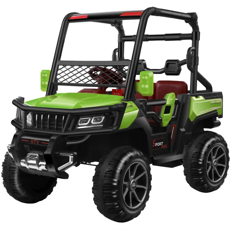 drop shipping Best Gift Waterproof Ride On toys Electric Car Rubber Wheels parental controlled automatic motorcycle  push car